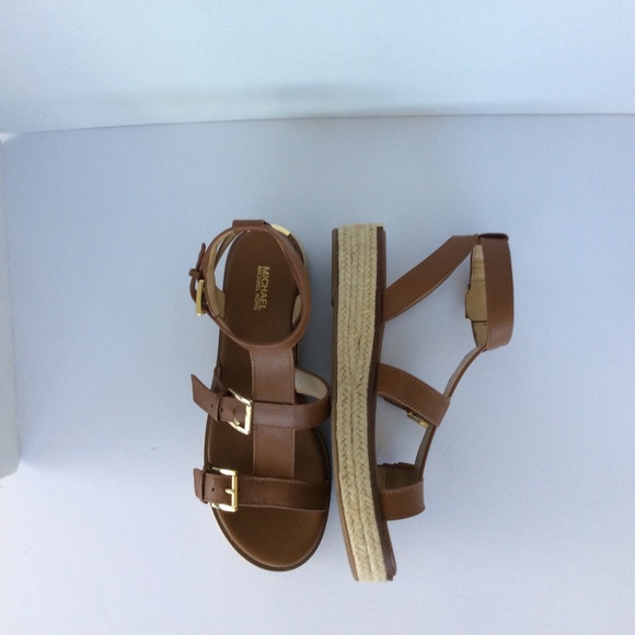 Michael kors cognac ankle strap platform 👡 - Picture 5 of 14